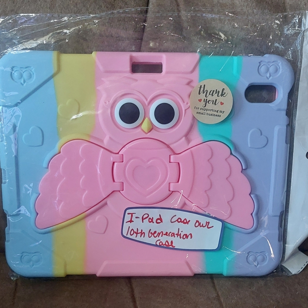 Colorful Owl Tablet Case for iPad